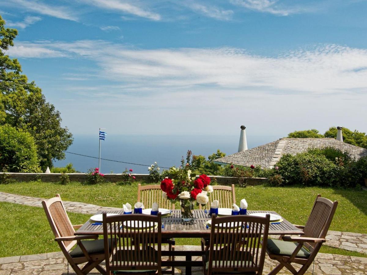 Вилла Tsagkarada Country Estate With Pool Экстерьер фото
