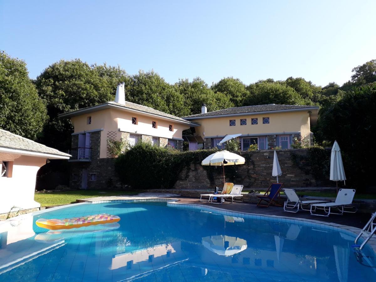 Вилла Tsagkarada Country Estate With Pool Экстерьер фото